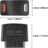 XMSJSIY Car OBD USB Charger Power Adapter DC12?24V Dual USB Charger Socket with Digital Display USB 30W Fast Charging QC2.0 QC3.0 Charger for Vehi...